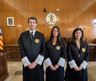  (De izquierda a derecha) Felipe Maza Ortiz, Mercedes Fernández López y María del Mar Jaume Vicente